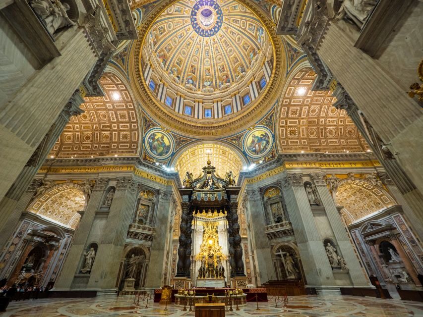 Rome: Full-Day Colosseum, Vatican Museums & St Peter's Tour - Sistine Chapel: short visit, big impact
