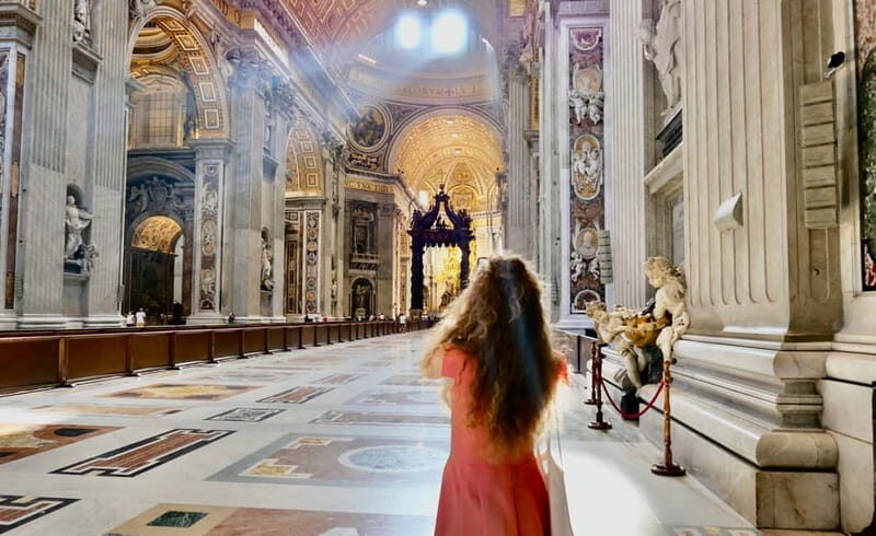 Rome: Guided Tour of St. Peter's Basilica, Grottoes & Square - Inside St. Peter’s Basilica: marble, mosaics, and why it took so long