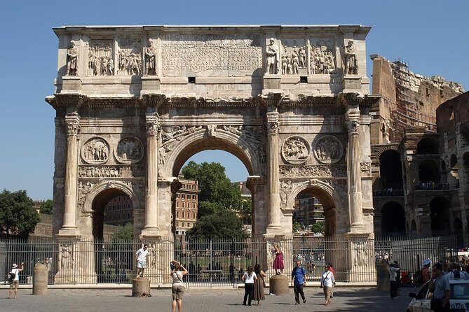 Rome Small-Group Shared Tour from Civitavecchia: 8 People Max - Tiberina Island and the Arch of Constantine: Small Details, Big Context