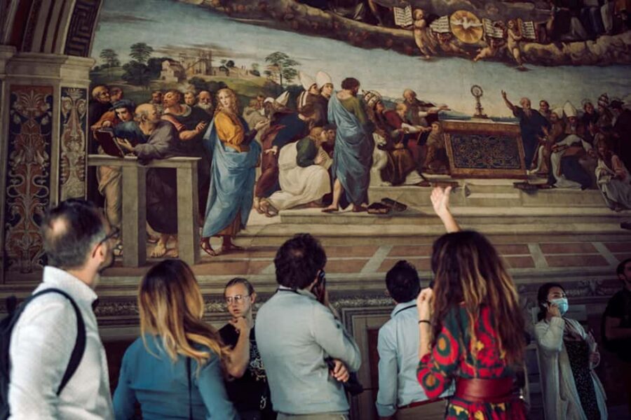 Rome: Vatican & Sistine Chapel Tour + Optional Colosseum - The museum route that makes sense: Pinecone Courtyard, then masterpieces