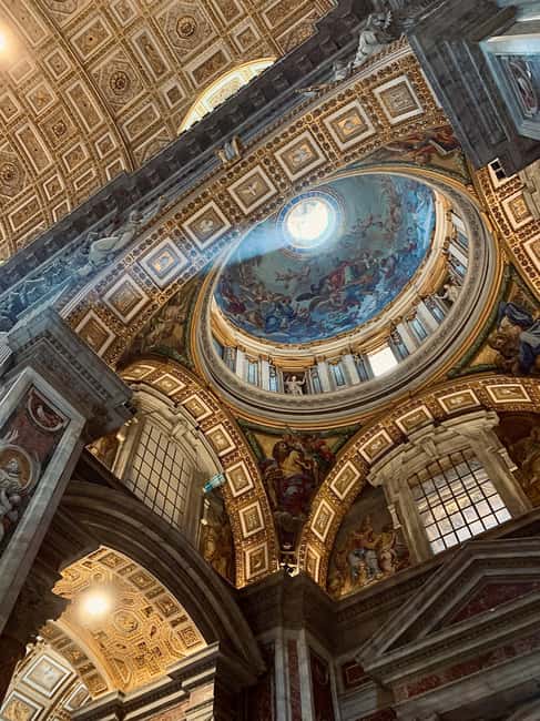 St Peter's Basilica tour with Dome and Crypts(Papal Tomb) - St. Peter’s Basilica: Masterpieces You Can Actually Follow
