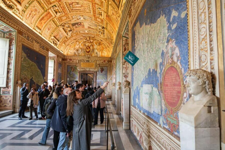 Vatican Museums & Sistine Chapel Guided Tour - Stop-by-stop: Vatican Museums, Pio-Clementino, maps, and Sistine Chapel